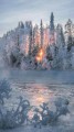 photographie réaliste 13 paysage d’hiver